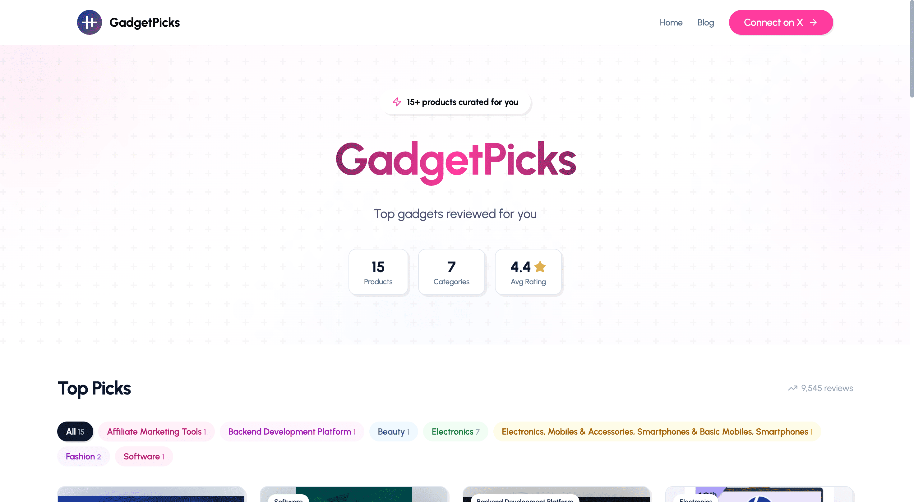 GadgetPicks - Built with UseArticle